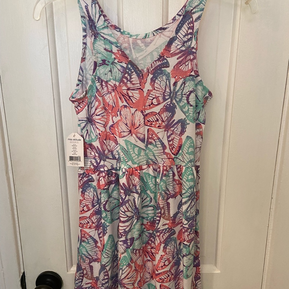 Miss Attitude Girls 10-12 Summer Dress